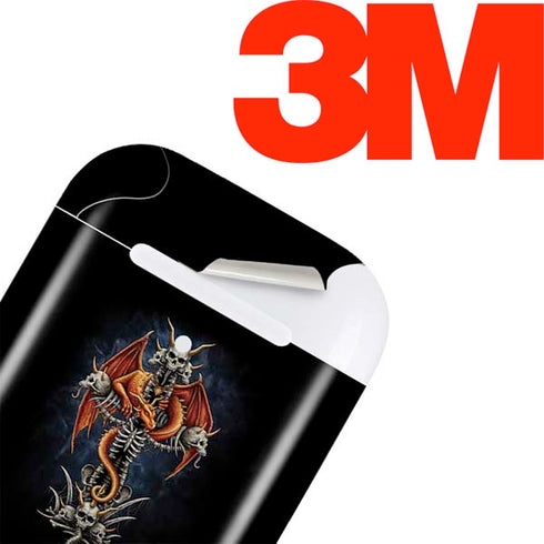 Gothic Dragon & Skull Cross by Sarah Richter Apple AirPods Skin