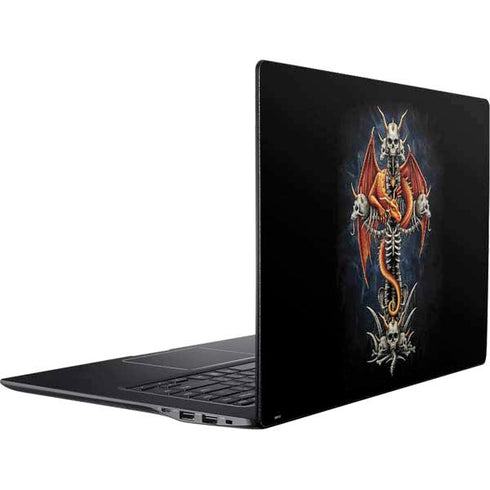 Gothic Dragon & Skull Cross by Sarah Richter Ativ Book 9 (15.6in 2014) Skin