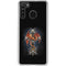 Gothic Dragon & Skull Cross by Sarah Richter Galaxy A21 Clear Case