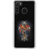 Gothic Dragon & Skull Cross by Sarah Richter Galaxy A21 Clear Case