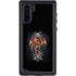 Gothic Dragon & Skull Cross by Sarah Richter Galaxy Note 10 Waterproof Case