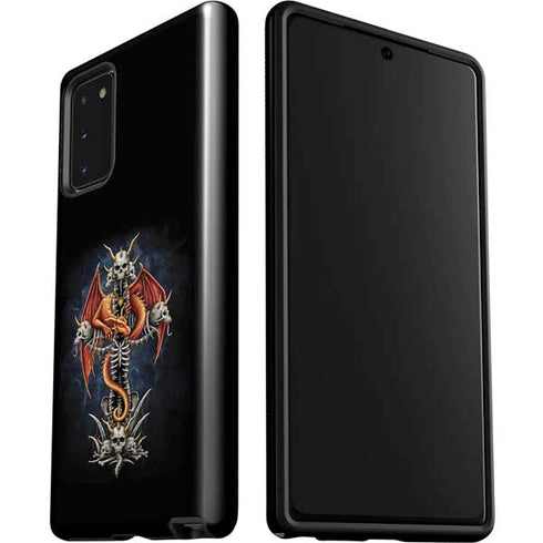 Gothic Dragon & Skull Cross by Sarah Richter Galaxy Note20 5G Pro Case