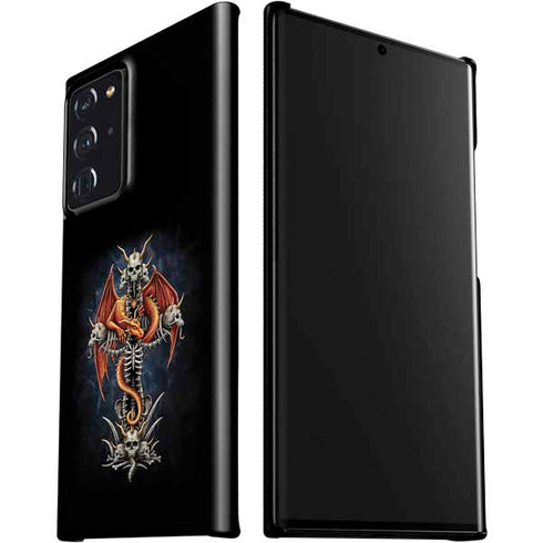 Gothic Dragon & Skull Cross by Sarah Richter Galaxy Note20 Ultra 5G Lite Case