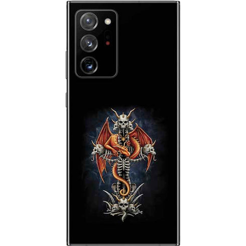 Gothic Dragon & Skull Cross by Sarah Richter Galaxy Note20 Ultra 5G Skin