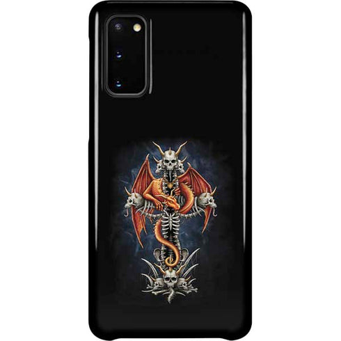 Gothic Dragon & Skull Cross by Sarah Richter Galaxy S20 Lite Case