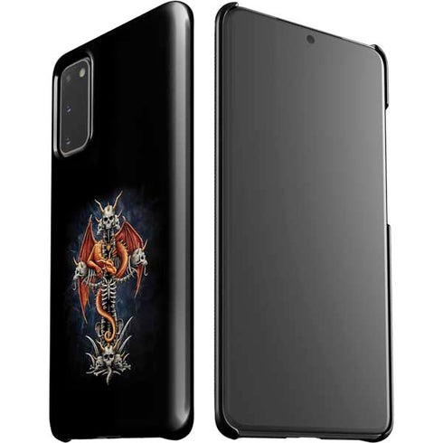 Gothic Dragon & Skull Cross by Sarah Richter Galaxy S20 Lite Case