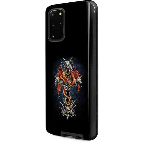 Gothic Dragon & Skull Cross by Sarah Richter Galaxy S20 Plus Pro Case