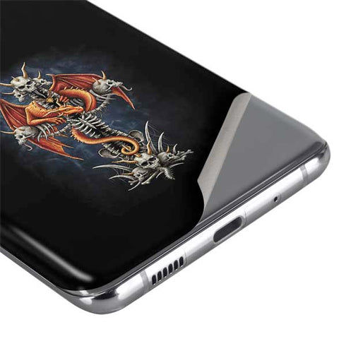 Gothic Dragon & Skull Cross by Sarah Richter Galaxy S20 Ultra 5G Skin