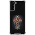 Gothic Dragon & Skull Cross by Sarah Richter Galaxy S21 FE Clear Case