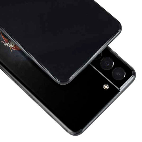 Gothic Dragon & Skull Cross by Sarah Richter Galaxy S21 Plus 5G Skin