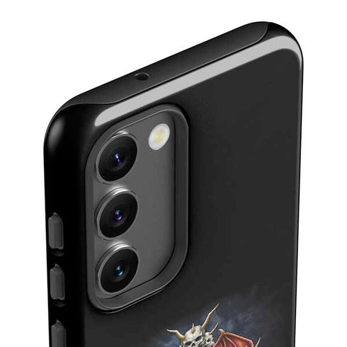 Gothic Dragon & Skull Cross by Sarah Richter Galaxy S23 Plus Pro Case