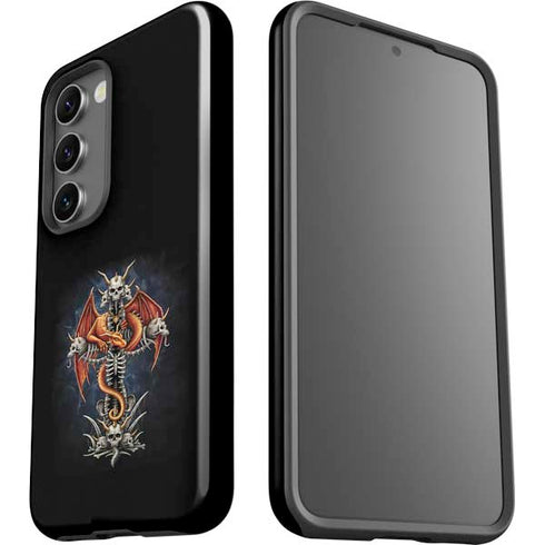 Gothic Dragon & Skull Cross by Sarah Richter Galaxy S23 Plus Pro Case