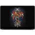 Gothic Dragon & Skull Cross by Sarah Richter Dell Inspiron Skin