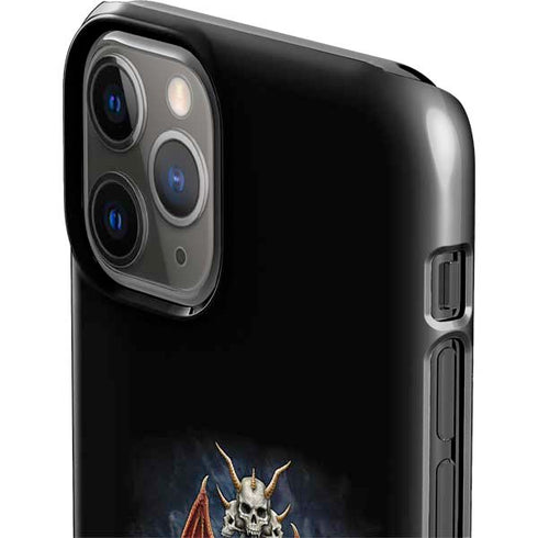 Gothic Dragon & Skull Cross by Sarah Richter iPhone 11 Pro Lite Case