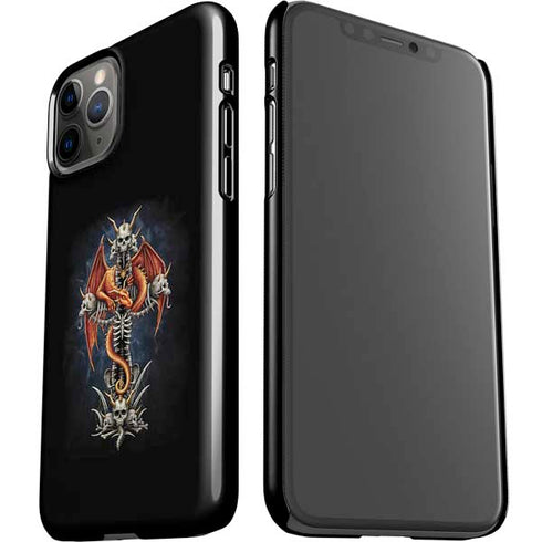 Gothic Dragon & Skull Cross by Sarah Richter iPhone 11 Pro Lite Case