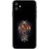 Gothic Dragon & Skull Cross by Sarah Richter iPhone 11 Skin