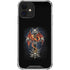 Gothic Dragon & Skull Cross by Sarah Richter iPhone 12 Mini Clear Case