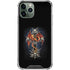 Gothic Dragon & Skull Cross by Sarah Richter iPhone 12 Pro Clear Case