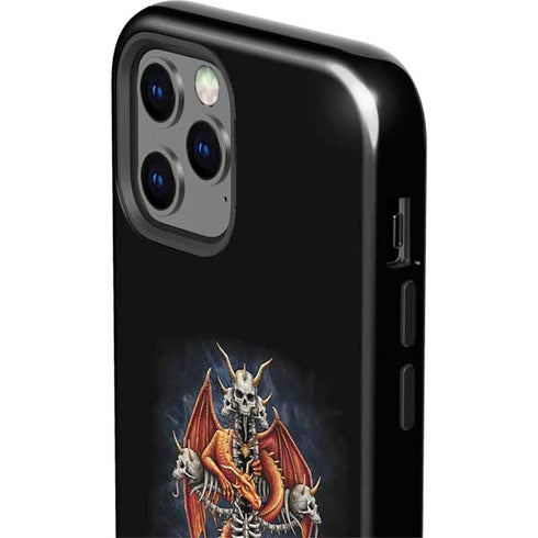 Gothic Dragon & Skull Cross by Sarah Richter iPhone 12 Pro Impact Case