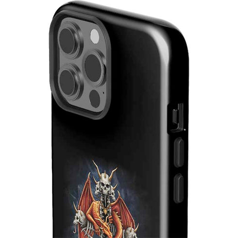 Gothic Dragon & Skull Cross by Sarah Richter iPhone 13 Pro Max Impact Case