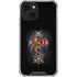 Gothic Dragon & Skull Cross by Sarah Richter iPhone 14 Clear Case