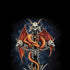 Gothic Dragon & Skull Cross by Sarah Richter iPhone XS Pro Case
