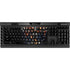 Gothic Dragon & Skull Cross by Sarah Richter K95 RGB PLATINUM Mechanical Gaming Keyboard Skin