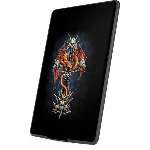 Gothic Dragon & Skull Cross by Sarah Richter Amazon Kindle Skin