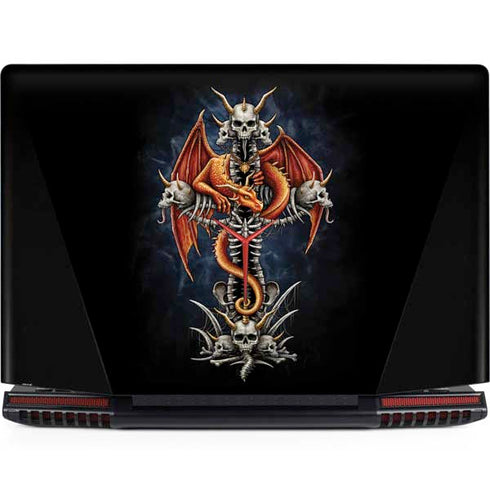 Gothic Dragon & Skull Cross by Sarah Richter Legion Y720 Skin