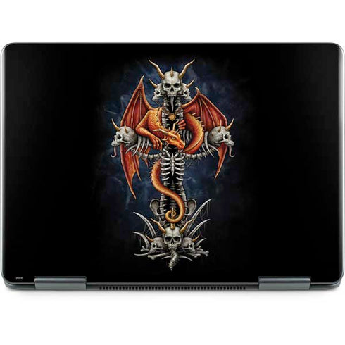 Gothic Dragon & Skull Cross by Sarah Richter Notebook 9 Pro 13in (2017) Skin