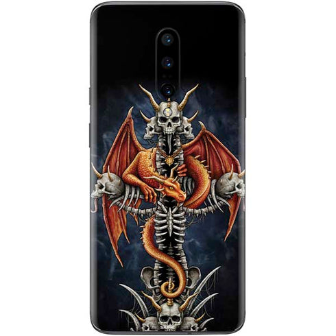 Gothic Dragon & Skull Cross by Sarah Richter OnePlus 7 Pro Skin