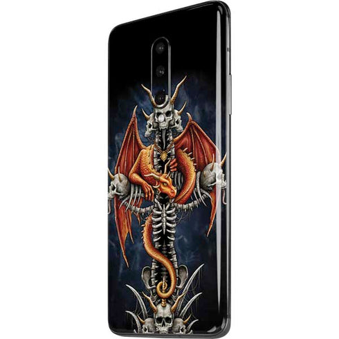 Gothic Dragon & Skull Cross by Sarah Richter OnePlus 7 Pro Skin