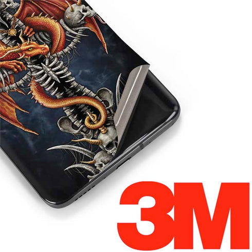 Gothic Dragon & Skull Cross by Sarah Richter OnePlus 7 Pro Skin
