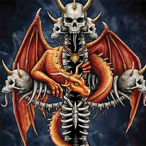 Gothic Dragon & Skull Cross by Sarah Richter Otterbox Commuter Galaxy Skin