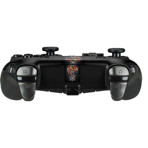 Gothic Dragon & Skull Cross by Sarah Richter PlayStation Scuf Vantage 2 Controller Skin