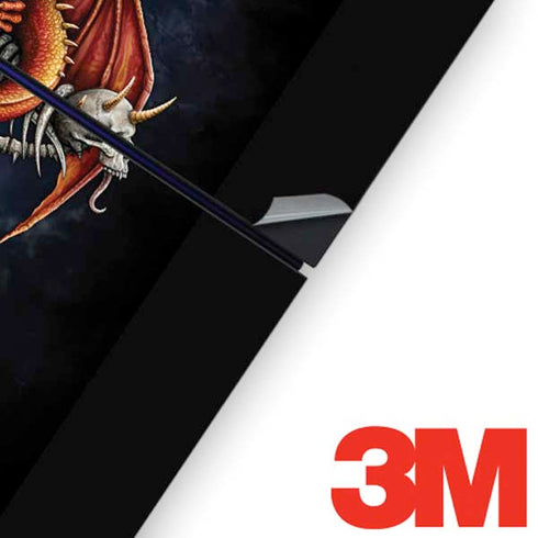 Gothic Dragon & Skull Cross by Sarah Richter PS4 Console and Controller Bundle Skin