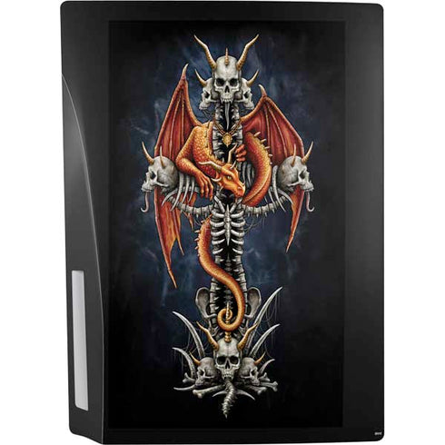 Gothic Dragon & Skull Cross by Sarah Richter PS5 Bundle Skin