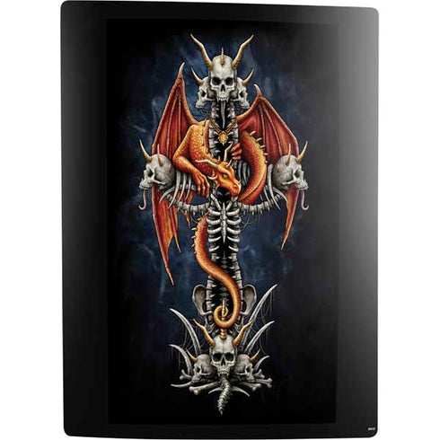 Gothic Dragon & Skull Cross by Sarah Richter PS5 Digital Edition Bundle Skin