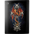 Gothic Dragon & Skull Cross by Sarah Richter PS5 Digital Edition Console Skin