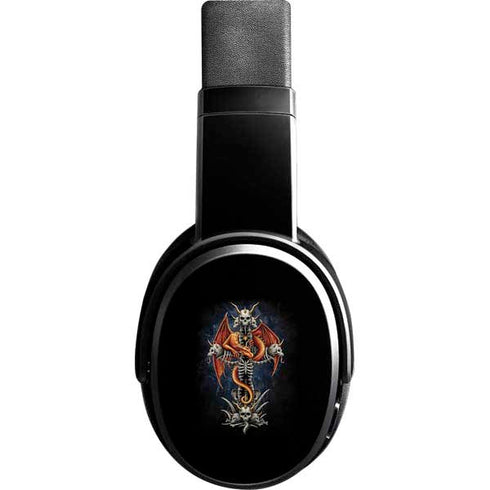 Gothic Dragon & Skull Cross by Sarah Richter Skullcandy Crusher Wireless Skin