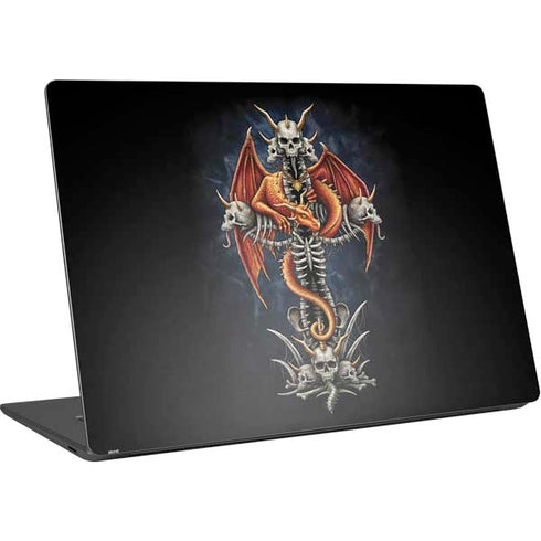 Gothic Dragon & Skull Cross by Sarah Richter Surface Laptop 4 15in Skin