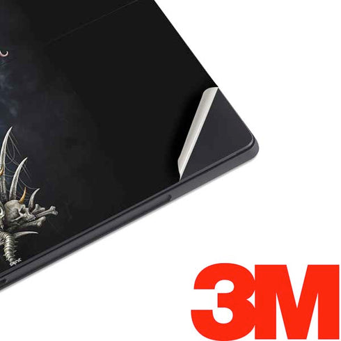 Gothic Dragon & Skull Cross by Sarah Richter Surface Pro 6 Skin