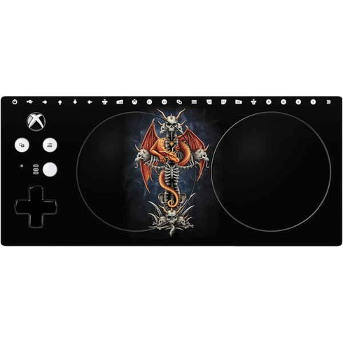 Gothic Dragon & Skull Cross by Sarah Richter Xbox Adaptive Controller Skin
