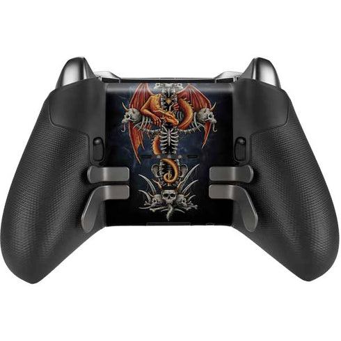 Gothic Dragon & Skull Cross by Sarah Richter Xbox Elite Wireless Controller Series 2 Skin