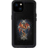 Gothic Dragon & Skull Cross by Sarah Richter iPhone 15 Plus Waterproof Case