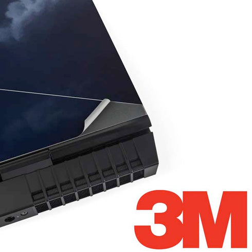 Gothic Moon with Bats and Flowers by Sarah Richter Dell Alienware Skin