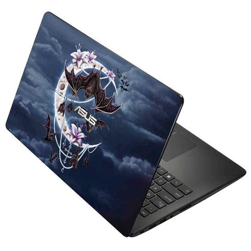 Gothic Moon with Bats and Flowers by Sarah Richter Asus X502CA 15.6 Skin