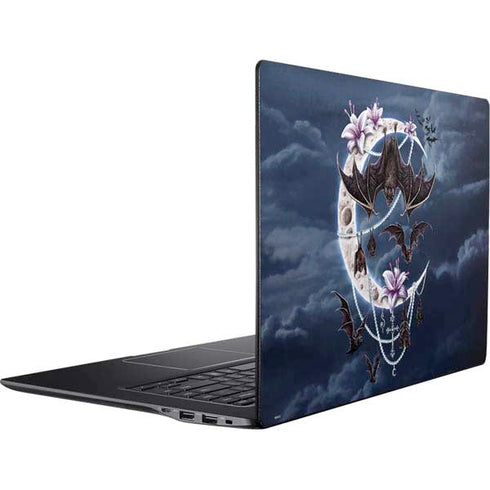 Gothic Moon with Bats and Flowers by Sarah Richter Ativ Book 9 (15.6in 2014) Skin