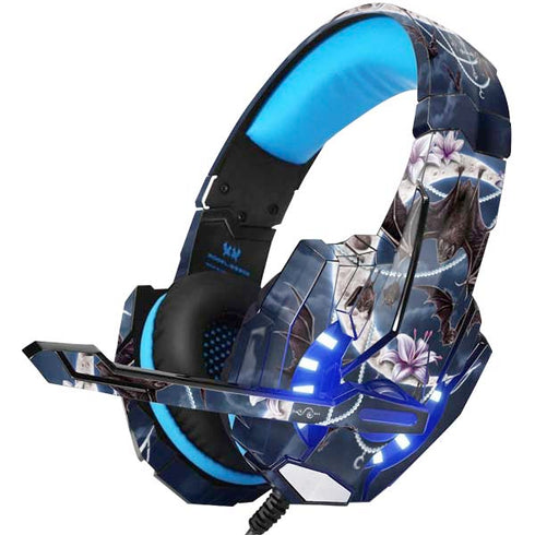 Gothic Moon with Bats and Flowers by Sarah Richter BENGOO G9000 Skin