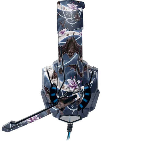 Gothic Moon with Bats and Flowers by Sarah Richter BENGOO G9000 Skin